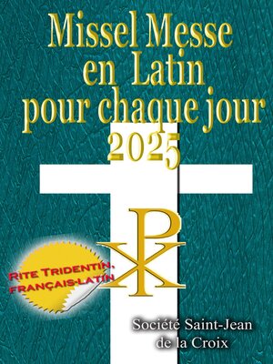 cover image of Missel Messe en Latin pour chaque jour